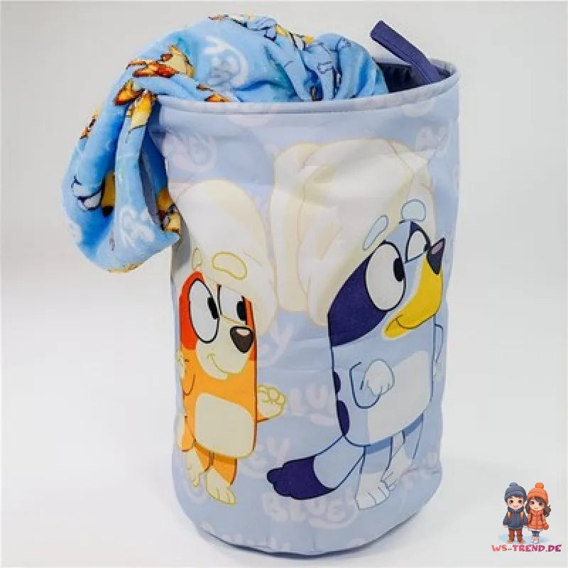 Bluey Bingo Kinder freistehender Aufbewahrungskorb Wäschebehälter Wäsche - WS-Trend.de