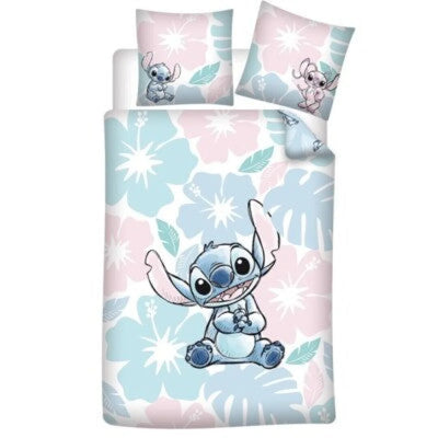 Disney Stitch Angel Kinder Bettwäsche 2tlg. Set 135-140x200 65x65 - WS-Trend.de