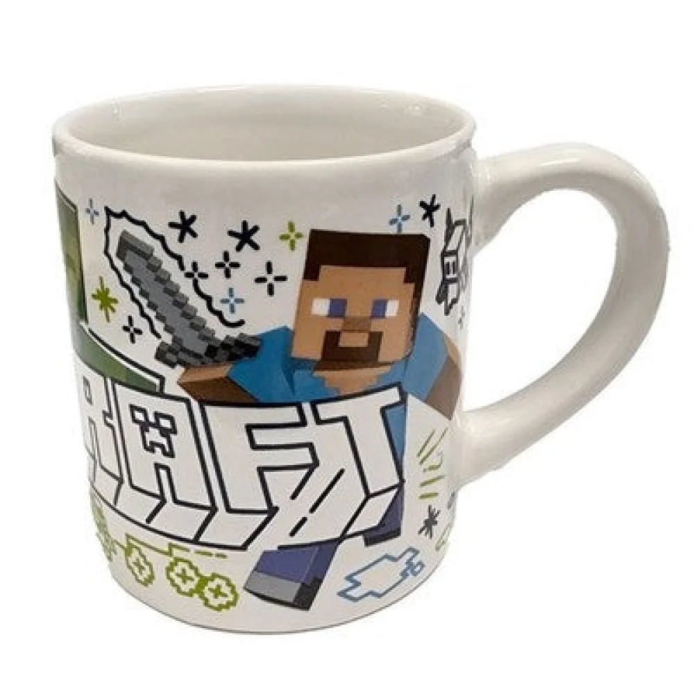 Minecraft Gamer Creeper Steve Kinder Teetasse Keramik Tasse 235 ml - WS-Trend.de