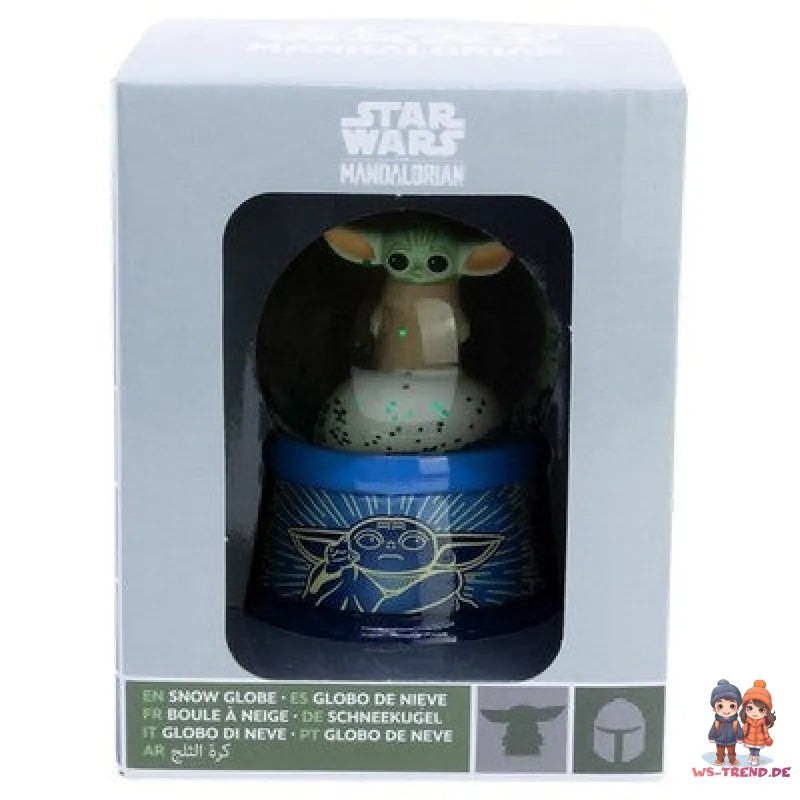 Star Wars Mandalorian Baby Yoda mini Glaskugel Schneekugel 9 x 7 cm - WS-Trend.de