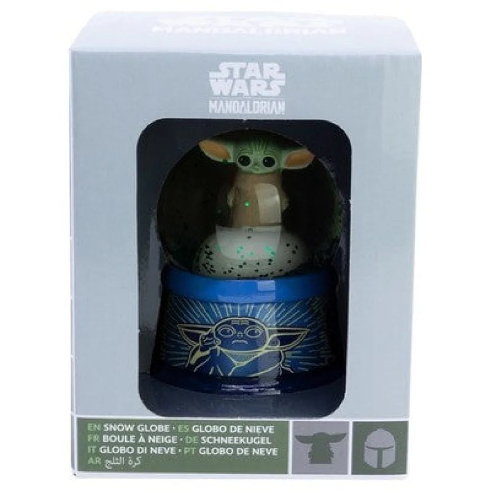 Star Wars Mandalorian Baby Yoda mini Glaskugel Schneekugel 9 x 7 cm - WS-Trend.de