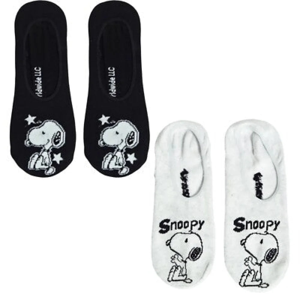 Peanuts Snoopy 2er Set Damen Kurzsocken Füßlingen Socken Gr. 35 bis 42 - WS-Trend.de