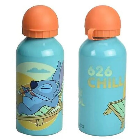 Disney Stitch Chill Aluminium Wasserflasche Trinkflasche Flasche 400 ml - WS-Trend.de