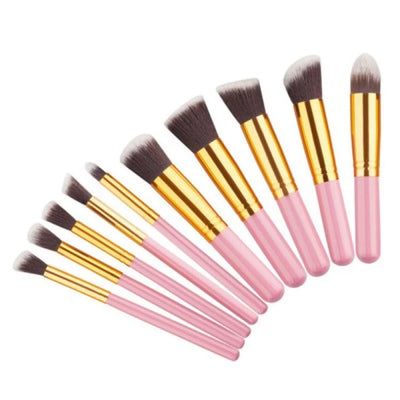 WS-Trend »Exquisites 10-teiliges Make-up Pinselset« für ein makelloses Finish - WS-Trend.de Anzahl Teile: 10 Geeignet für: Puder Rouge