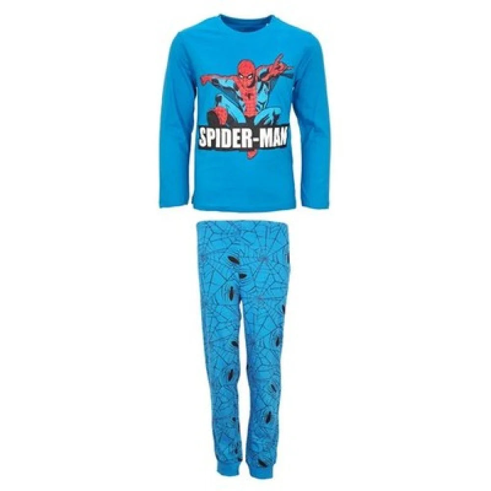 Marvel Spiderman Kinder Jungen Schlafanzug Pyjama lang - WS-Trend.de