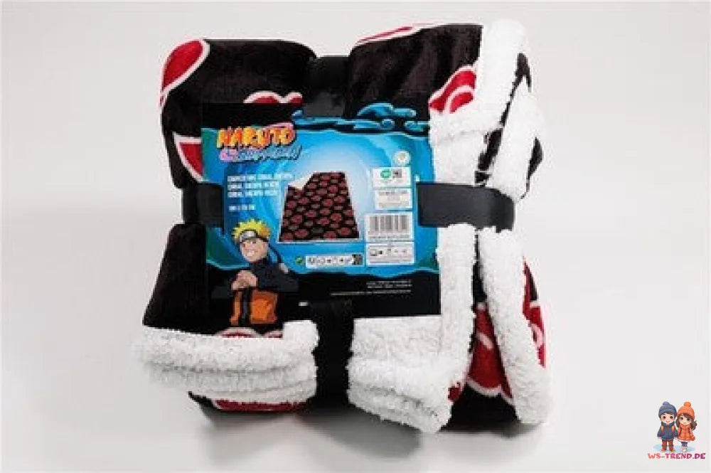 Anime Naruto Shippuden Kinder Coral Decke warme Kuscheldecke 130x170 cm - WS-Trend.de
