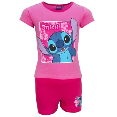 Disney Stitch Kinder Mädchen Sommerset Shorts plus T-Shirt - WS-Trend.de