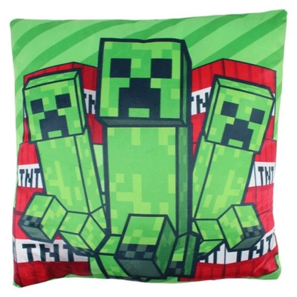 Gamer Minecraft Steve und Alex Creeper Kissen Dekokissen 35x35 cm - WS-Trend.de
