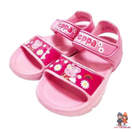 Peppa Pig Wutz Kinder Mädchen Sandalen Badeschuhe Latschen Gr. 22-31 - WS-Trend.de