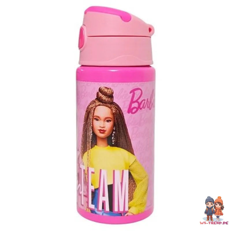 Barbie Kinder Aluminium Sport Wasserflasche Trinkflasche Flasche 500 ml - WS-Trend.de