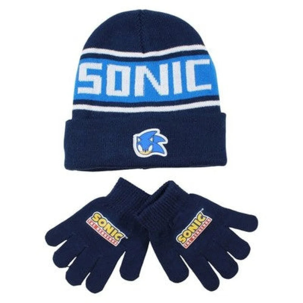 wintermütze und handschuhe Sonic The Hedgehog 2tlg Set Wintermütze Handschuhe Gr. 54 – WS-Trend