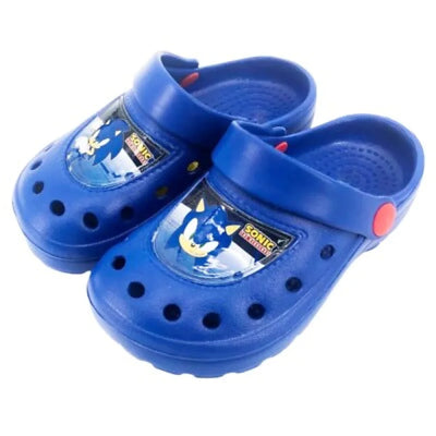 Sonic The Hedgehog Kinder Jungen Clogs Sandalen Badeschuhe Gr. 22-32 - WS-Trend.de