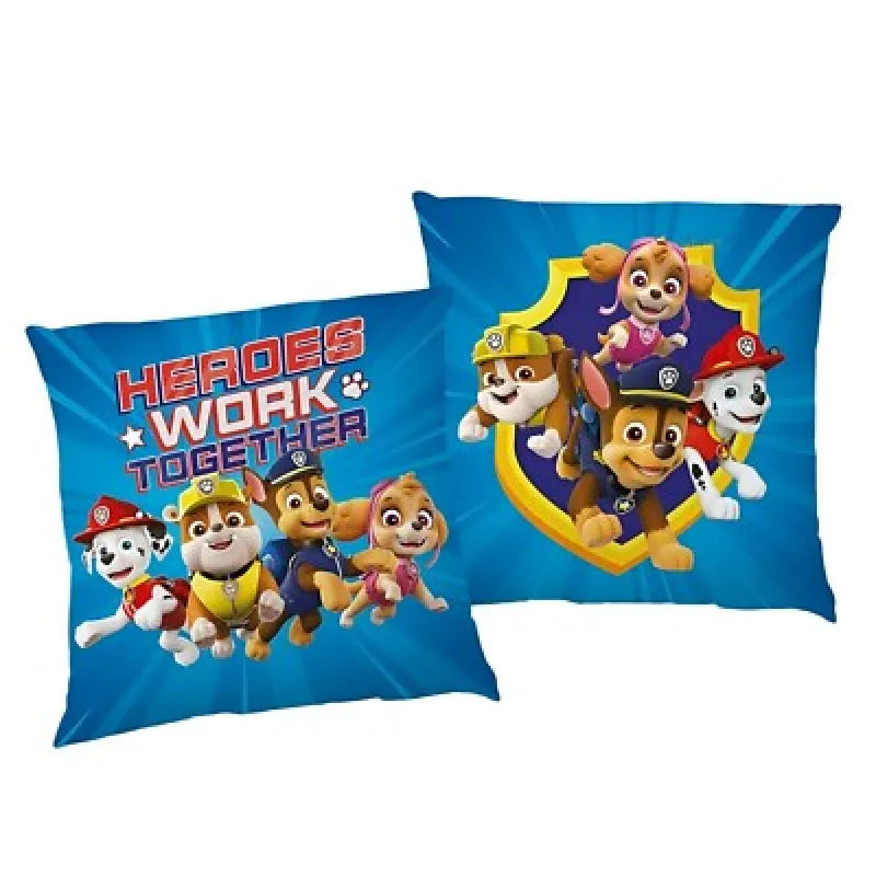 Paw Patrol Chase Kissen Dekokissen Cushion 40x40 cm Baumwolle - WS-Trend.de