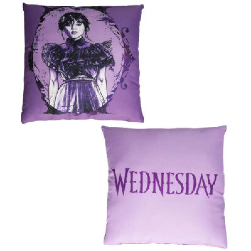 Netflix Wednesday Adams Kissen Dekokissen Cushion 40x40x7 cm - WS-Trend.de