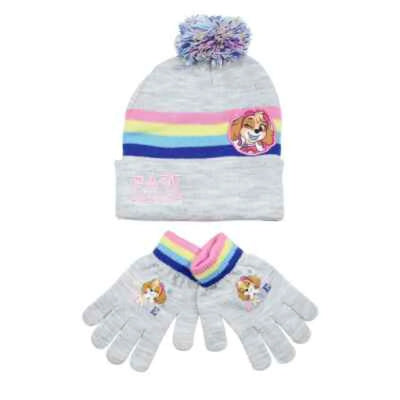 Paw Patrol Skye Kinder 2tlg Set Winter Mütze plus Handschuhe Gr.54 - WS-Trend.de