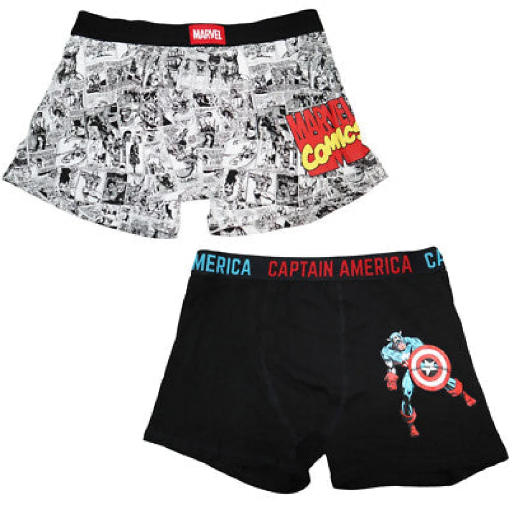 Marvel Avengers America Herren Boxershorts Unterhose 2er Pack - WS-Trend.de