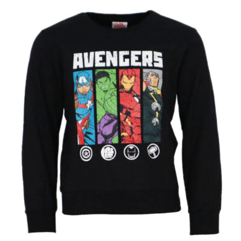 Marvel Avengers Kinder Jungen Pullover Pulli Sweater Gr. 104-134 Baumwolle - WS-Trend.de
