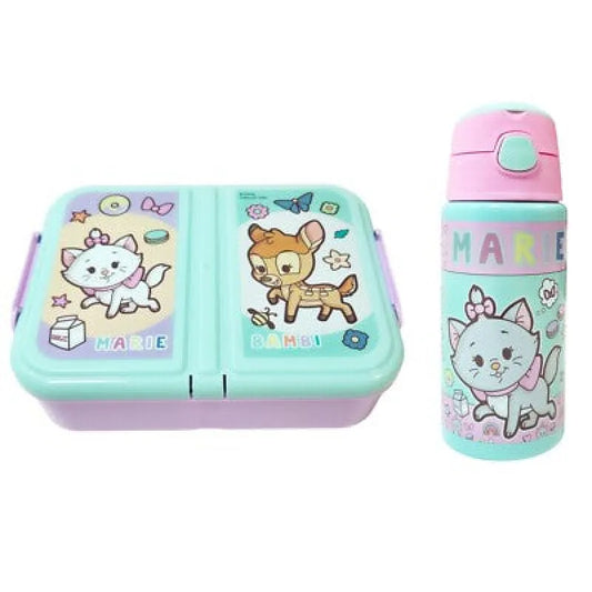 Disney Marie Bambi 2 tlg Set Brotdose 3 Kammern Alu-Trinkflasche 500 ml - WS-Trend.de