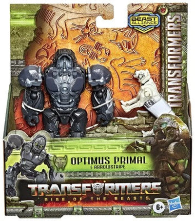 Transformers Rise of the Beasts Optimus Primal Actionfigur Figur 2tlg. - Ansicht 2