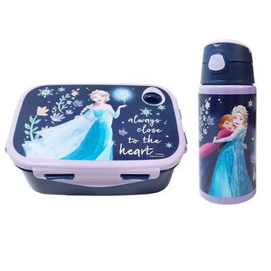 Disney Die Eiskönigin 2 tlg Kinder Lunch Set Brotdose Alu Trinkflasche 500 ml - WS-Trend.de
