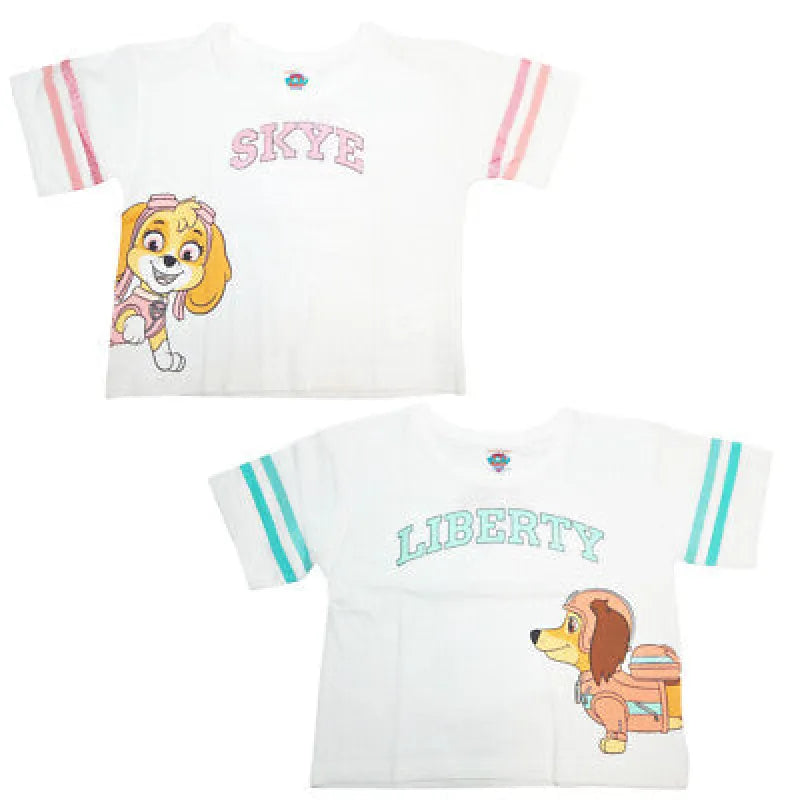 Paw Patrol Skye Liberty 2er Set Kinder Mädchen T-Shirt Shirt Gr. 98 - WS-Trend.de