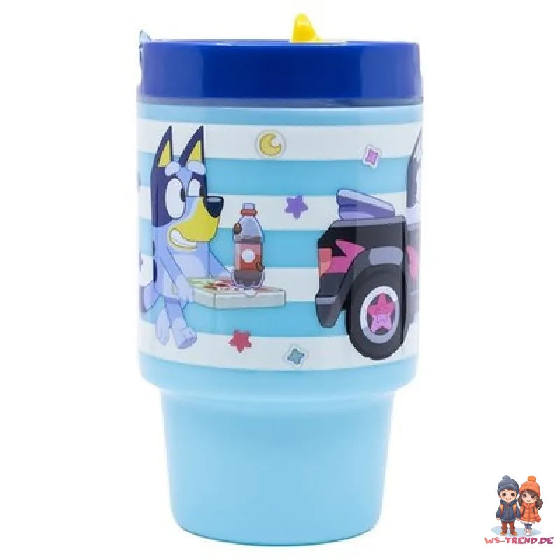 Bluey und Bingo Kinder Trinkbecher Becher mit Halm 530 ml - WS-Trend.de