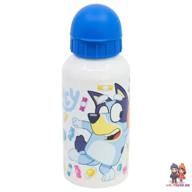 Bluey Bingo Kinder 4 teiliges Set Brotdose Alu Trinkflasche Besteck - WS-Trend.de
