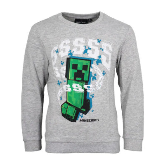 Minecraft Gamer Creeper Kinder Jungen Pulli Pullover Sweater Gr. 128 - WS-Trend.de