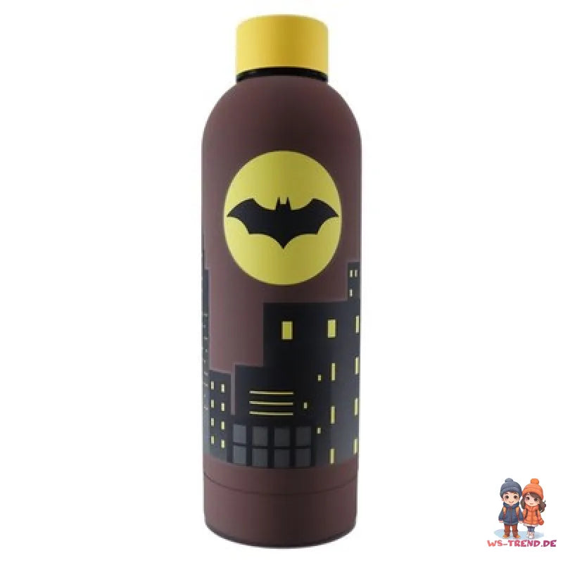 DC Comics Batman Kinder 2 teiliges Set 3 Kammer Brotdose Edelstahl Trinkflasche - WS-Trend.de
