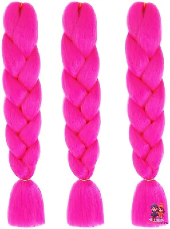 3er-Set Jumbo Kunsthaar (50 cm 100 g) – Kanekalon Extensions für Crochet - WS-Trend.de