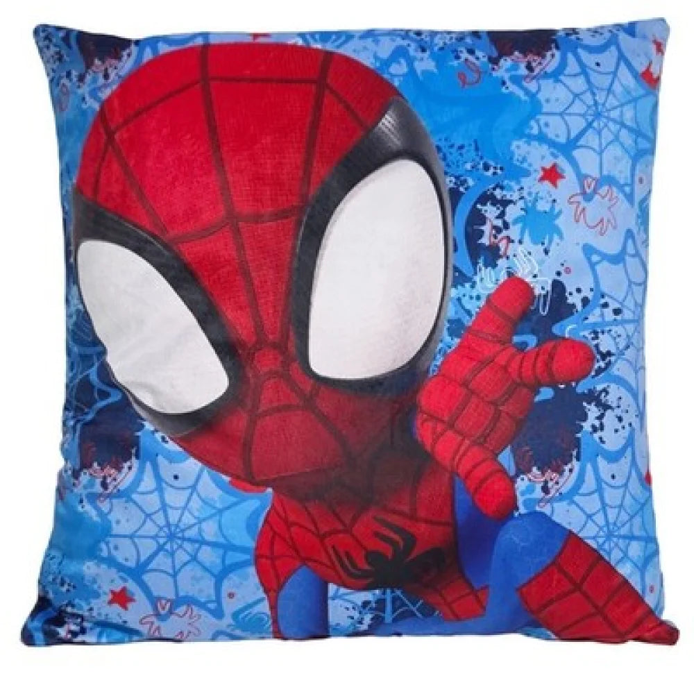 Marvel Spidey Velours Kissen Dekokissen Cushion 35x35 cm beidseitig bedruckt - WS-Trend.de