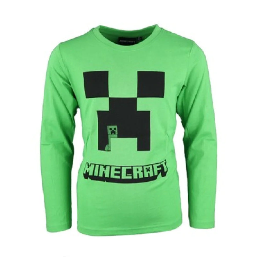 Minecraft Creeper Gamer Kinder Jungen Shirt - WS-Trend.de
