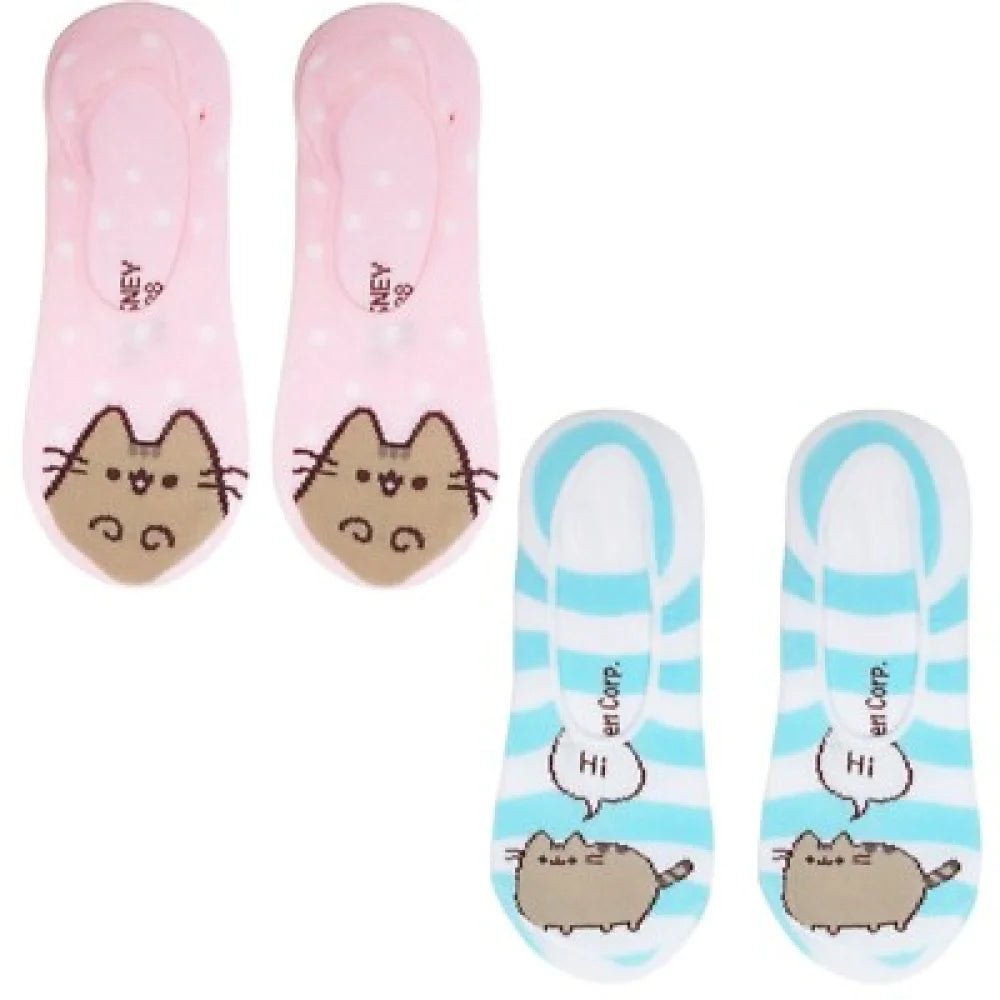 Pusheen the Cat 2er Set Damen Kurzsocken Füßlingen Socken Gr. 35 bis 42 - WS-Trend.de