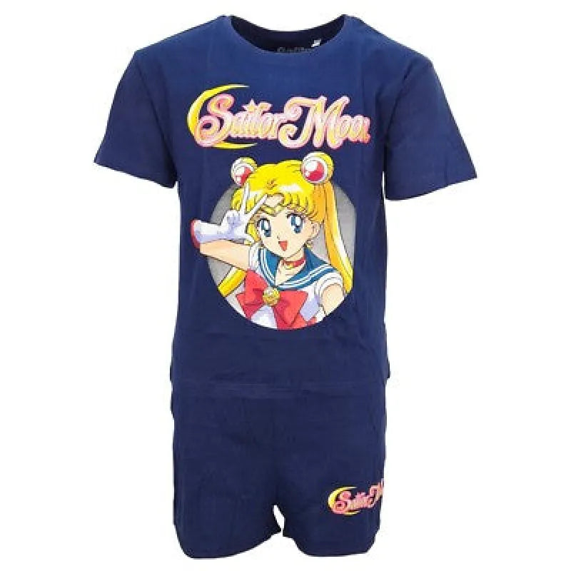 Anime Sailor Moon Mädchen Schlafanzug Pyjama Shirt Shorts - WS-Trend.de
