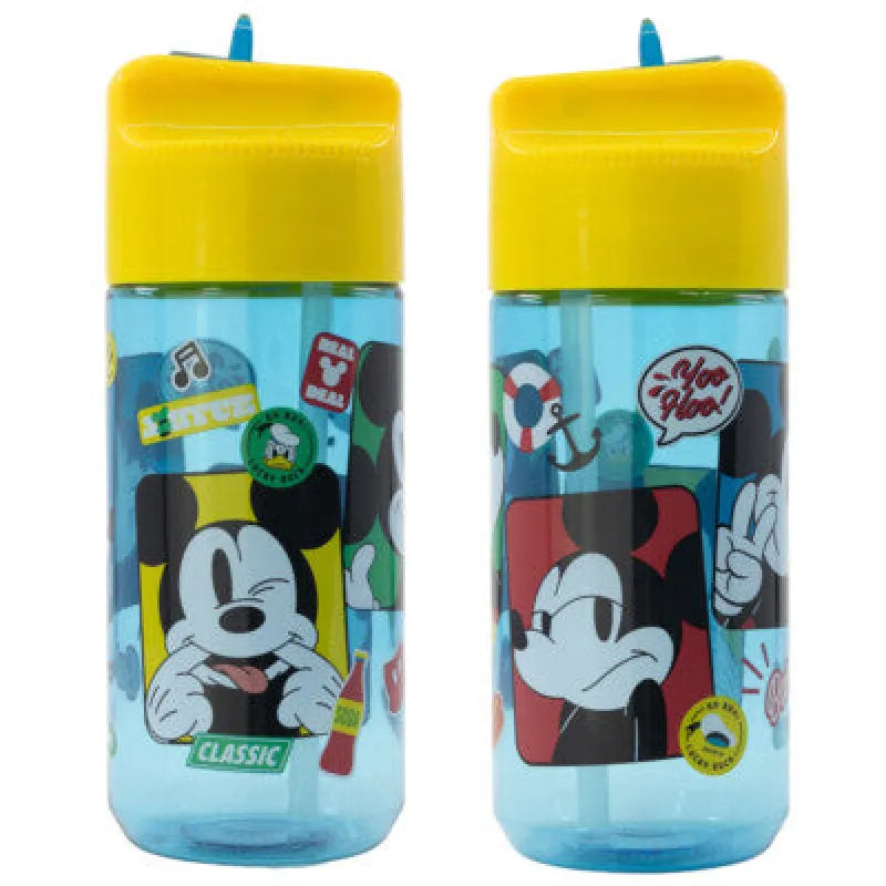 Disney Mickey Maus Kinder Wasserflasche Trinkflasche Flasche 430 ml - WS-Trend.de
