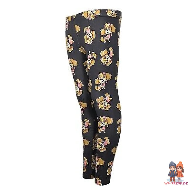 Paw Patrol Skye Kinder Leggings für Mädchen Jogginghose Capri 98 bis 134 Schwarz - WS-Trend.de