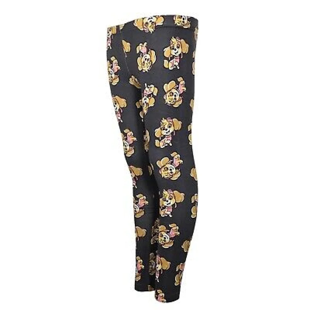 Paw Patrol Skye Kinder Leggings für Mädchen Jogginghose Capri 98 bis 134 Schwarz - WS-Trend.de