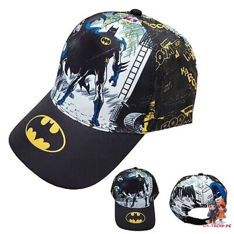 DC Comics Batman Classic Jungen Basecap Baseball Kappe Mütze Hut 53-55 - WS-Trend.de