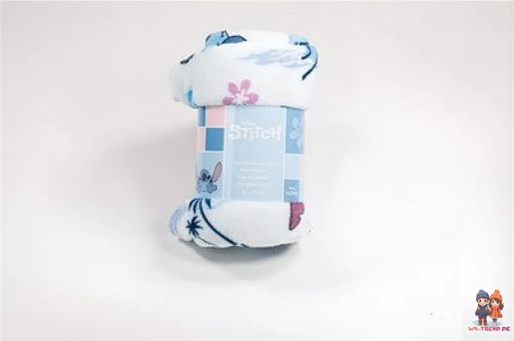 Disney Lilo und Stitch Flanell Wohndecke warme Kuscheldecke 110x150 cm - WS-Trend.de