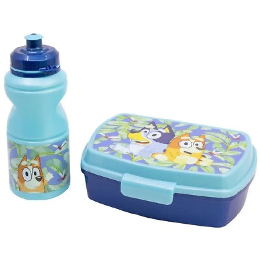 Disney Bluey Bingo Kinder 2 teiliges Set Brotdose plus Trinkflasche 380 ml - WS-Trend.de