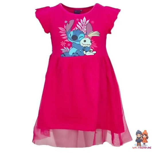 Disney Lilo und Stitch Kinder Mädchen Sommerkleid Kleid Gr 98-128 Baumwolle - WS-Trend.de