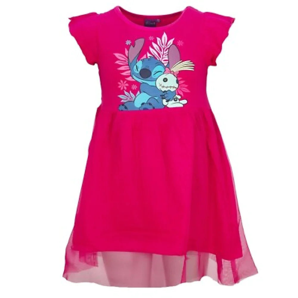 Disney Lilo und Stitch Kinder Mädchen Sommerkleid Kleid Gr 98-128 Baumwolle - WS-Trend.de