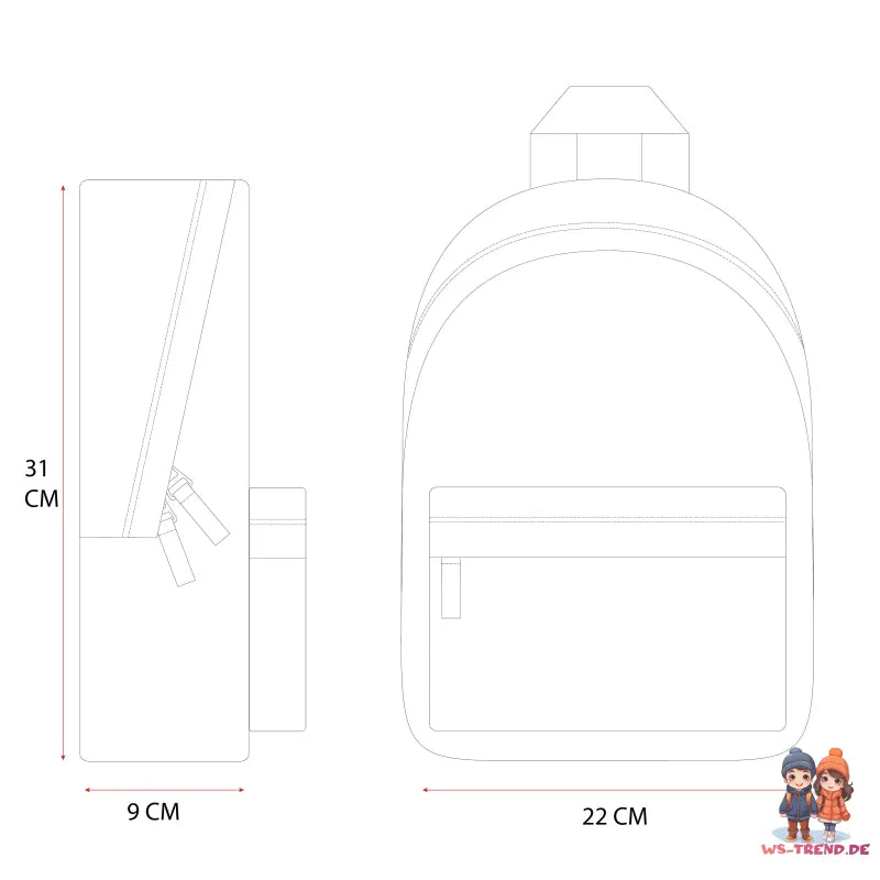 Marvel Spiderman Spidey Kinder Kita Rucksack Tasche Gr. 31 x 22 9 cm - WS-Trend.de