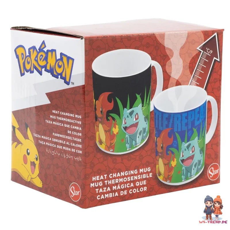 Pokemon Pikachu magische Kaffeetasse Teetasse Tasse Geschenkidee 325 ml - WS-Trend.de