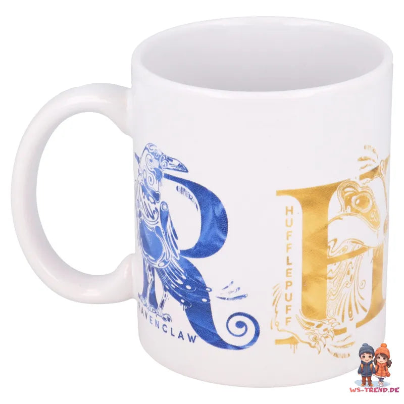 Harry Potter Hogwarts 4 Häuser Kaffeetasse Teetasse Tasse Geschenkidee 330 ml - WS-Trend.de