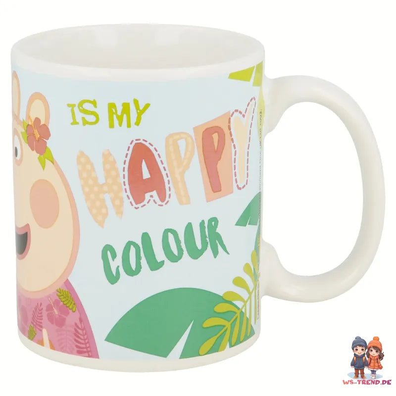 Peppa Pig Wutz Kaffeetasse Teetasse Tasse Geschenkidee 330 ml - WS-Trend.de