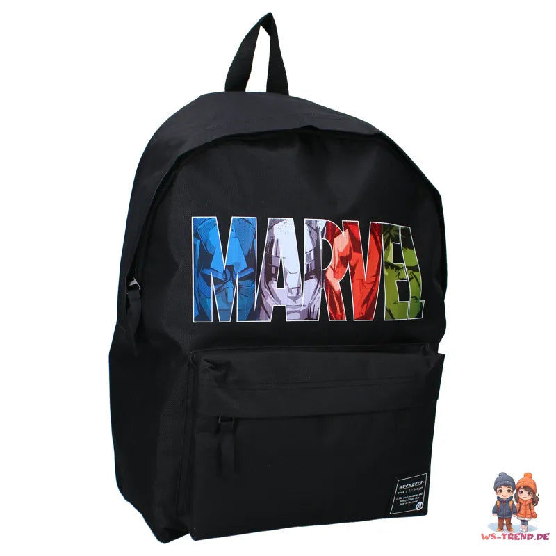 Marvel Avengers Jungen Rucksack Backpack Tasche plus Trinkflascha Gr.43x30x14 cm - WS-Trend.de