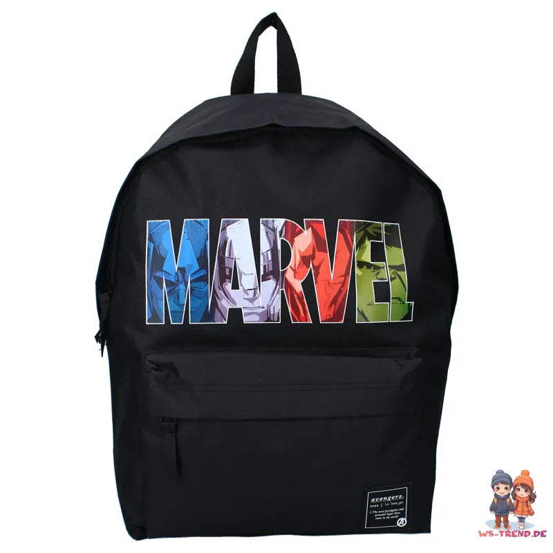 Marvel Avengers Jungen Rucksack Backpack Tasche plus Trinkflascha Gr.43x30x14 cm - WS-Trend.de