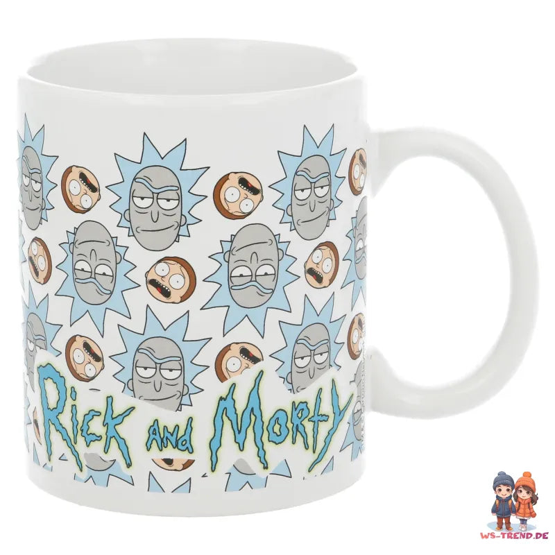 Rick und Morty Kaffeetasse Teetasse Tasse Geschenkidee 325 ml - WS-Trend.de