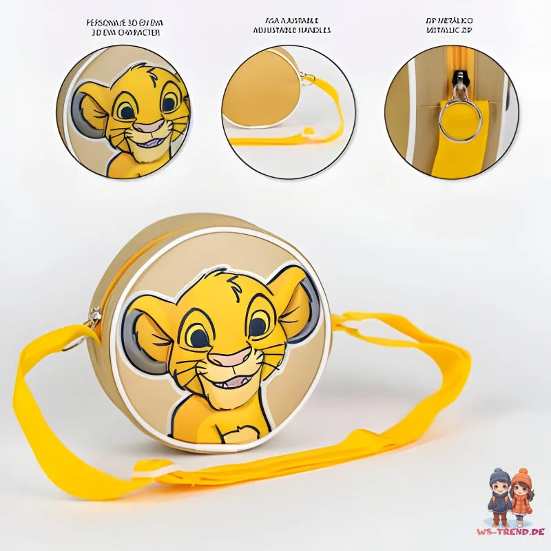 König der Löwen 3D Mädchen Handtasche Umhängetasche Tasche D 13 cm - WS-Trend.de